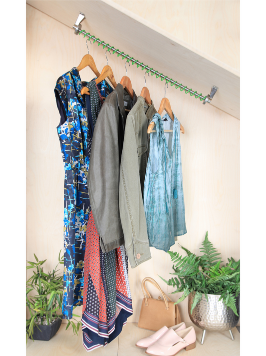 Zebedee® Green – Any Angle Clothes Rail