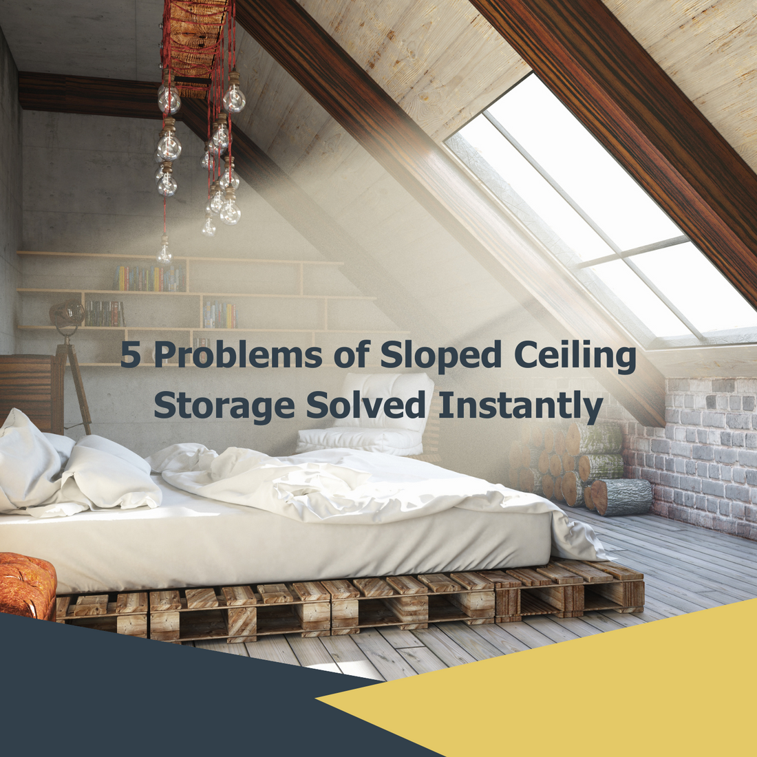 5 Problems of Sloped Ceiling Storage Solved Instantly