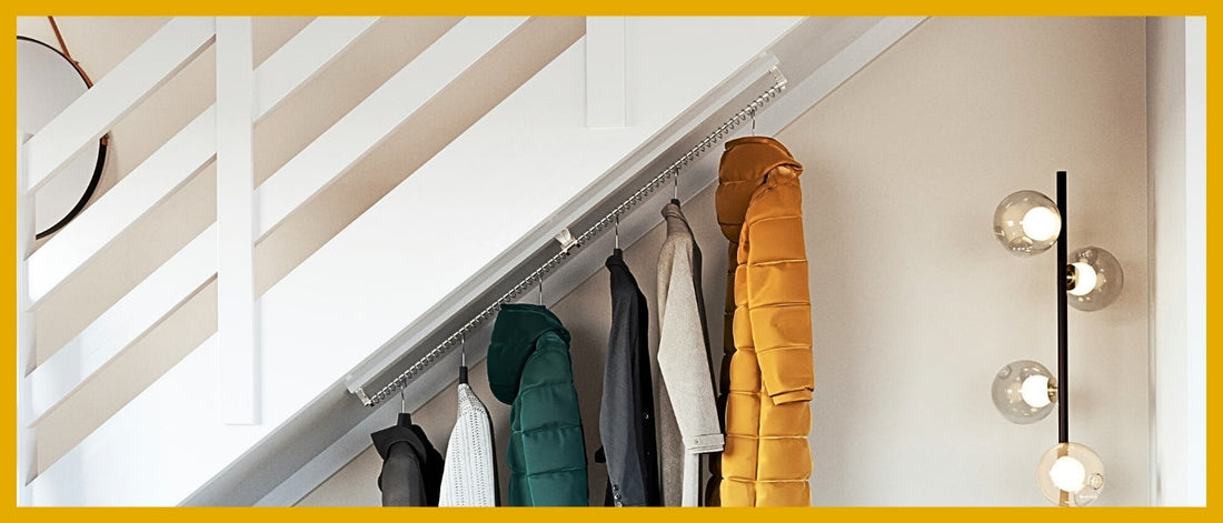 What Is the Best Under Stairs Coat Rail for Sloped Spaces? (And Why Zebedee Wins)