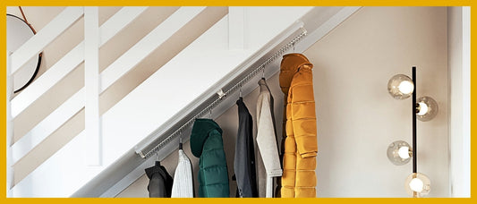 What Is the Best Under Stairs Coat Rail for Sloped Spaces? (And Why Zebedee Wins)