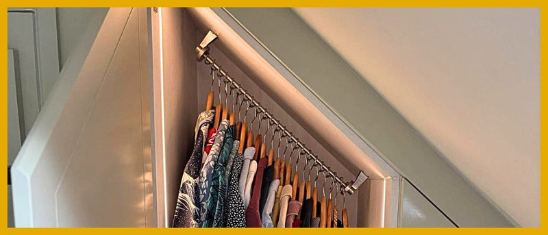 Four Ways to Fit a Zebedee Rail on a Sloped Ceiling.