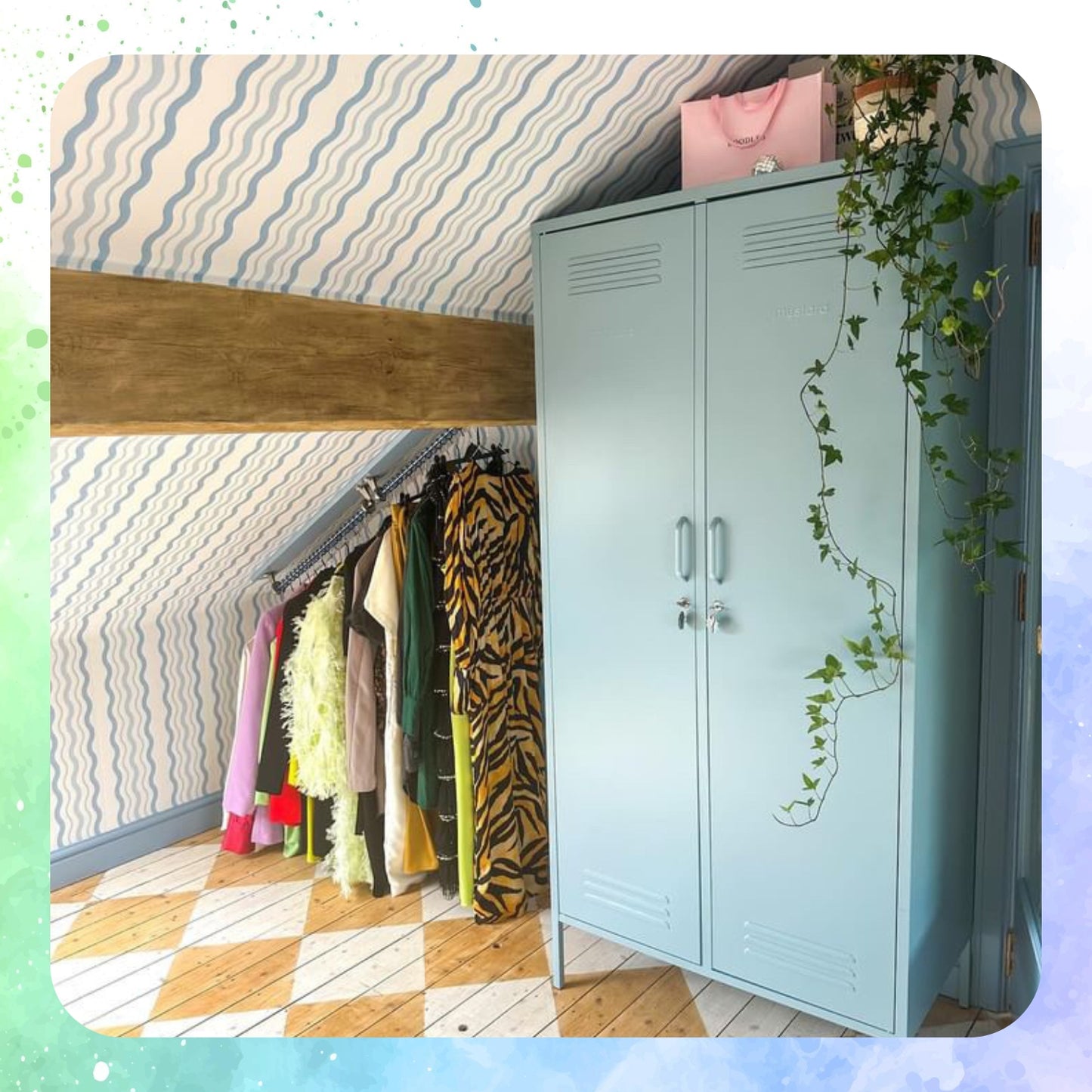 Zebedee® Primary Blue – Any Angle Clothes Rail