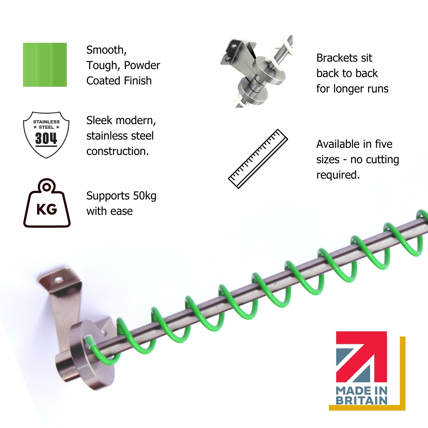 Product image of Zebedee green with features and benefits 