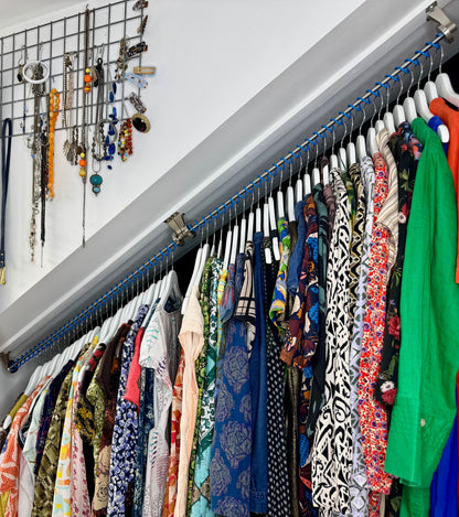 Zebedee® Primary Blue – Any Angle Clothes Rail