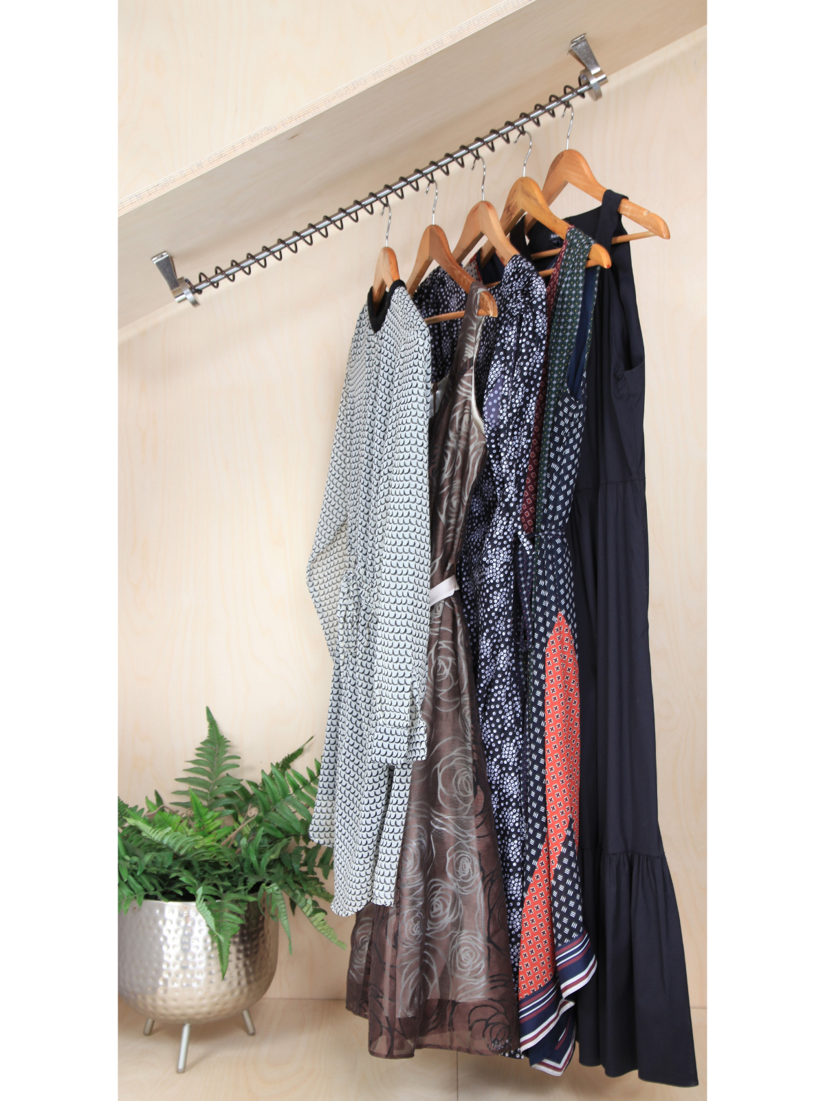 Zebedee® Black Copper - Any Angle Clothes Rail 2